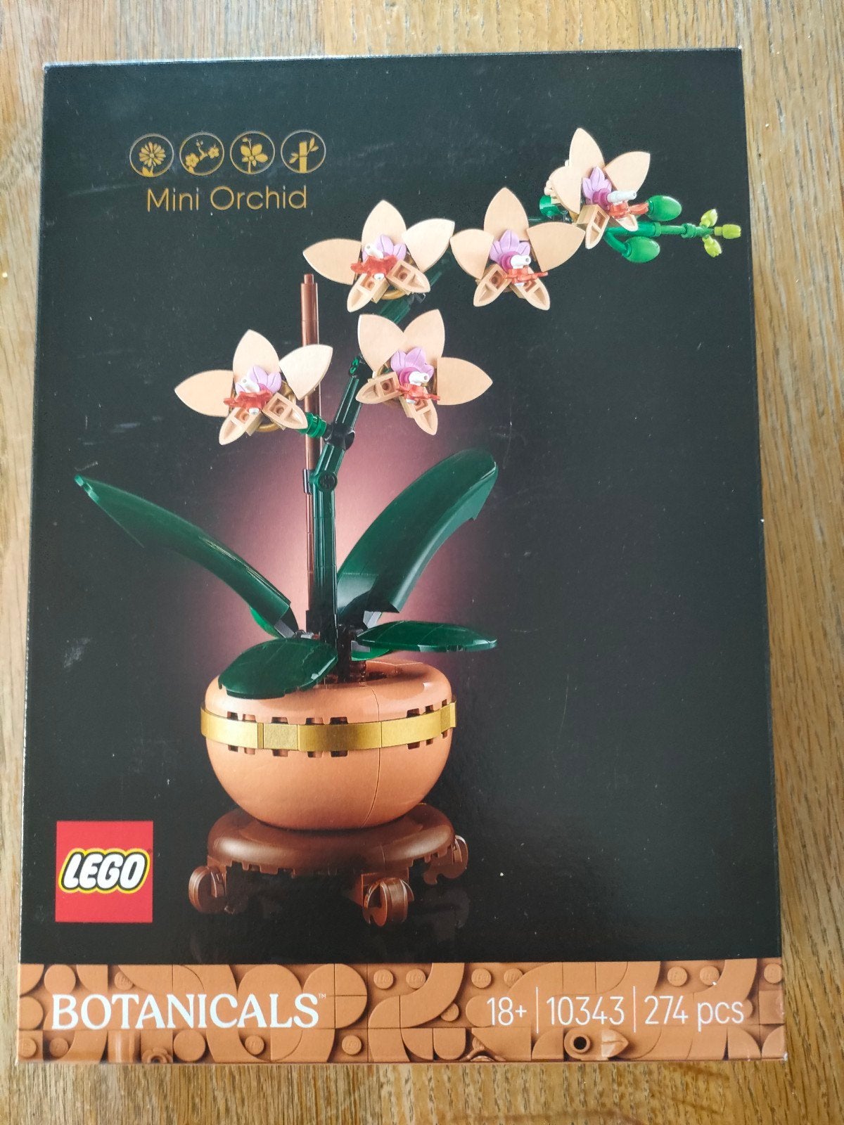 LEGO Mini Orchidee (10343) - Botanicals Collectie, Ophalen of Verzenden, Nieuw