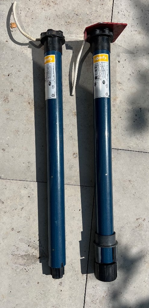 Somfy Altus RS 50 IO 10/12 tube motor x2, Gebruikt, 100 tot 150 cm, Ophalen of Verzenden, 200 cm of meer