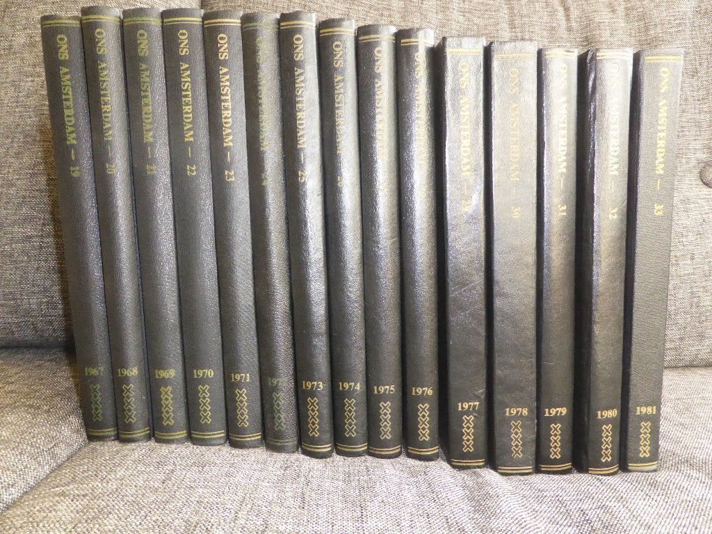 Ons Amsterdam - 15 laargangen 19(1967) - 33(1981, Boeken, Ophalen of Verzenden, Gelezen, Overige typen