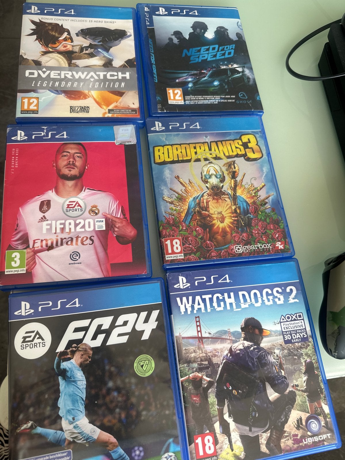 PS4 Slim 1 TB  met 2 controllers en 6 games, Ophalen, Met 2 controllers, 1 TB, Slim
