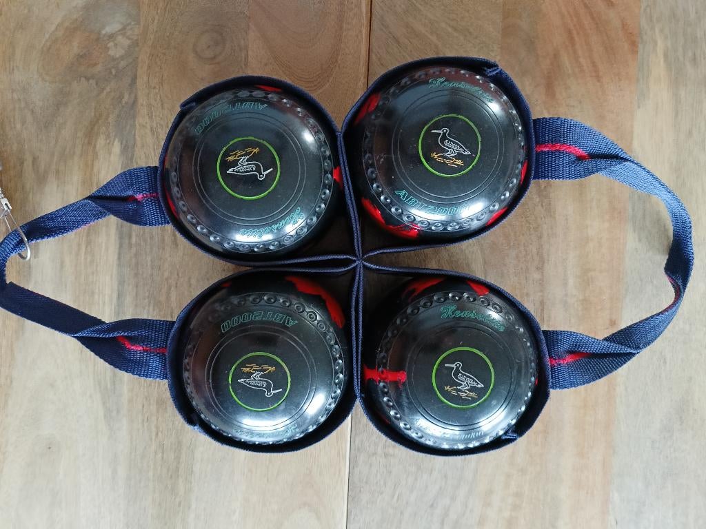 Bowls ballen met draagetui, Ophalen, Gebruikt, Bal