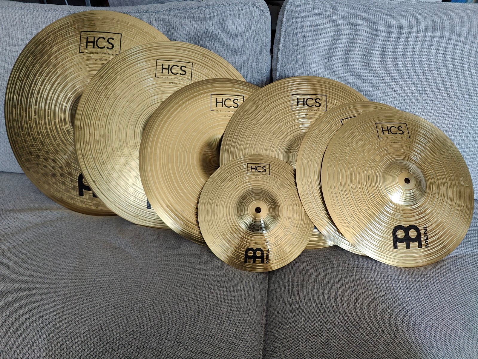 Meinl HCS super cymbal set - nagenoeg nieuw, Ophalen, Zo goed als nieuw
