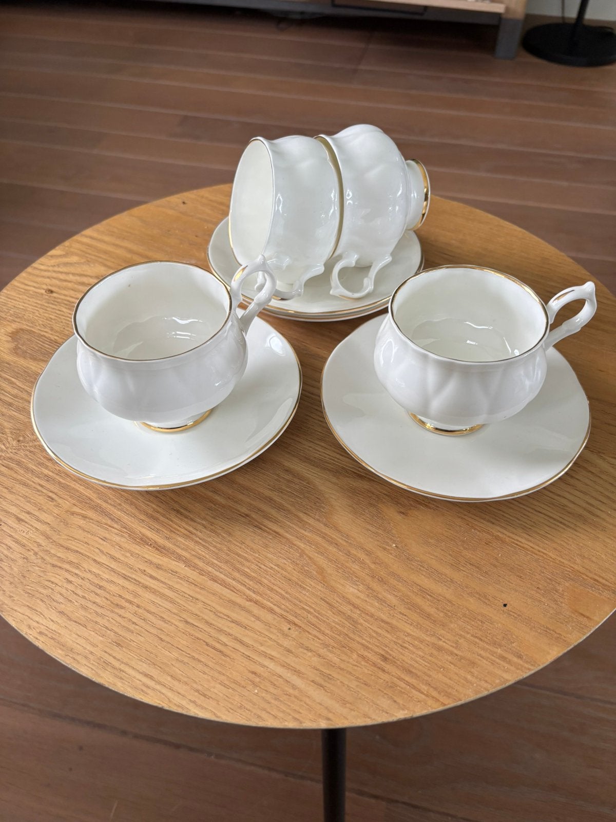 Springfield bon China 4x kop en schotel, Antiek en Kunst, Ophalen
