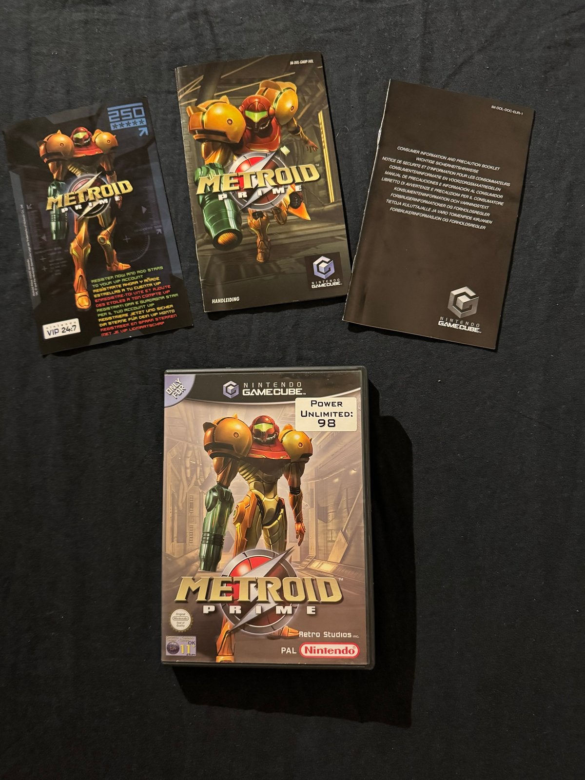 Metroid Prime Nintendo GameCube PAL VIP Compleet, Gebruikt, 1 speler, Vanaf 12 jaar, Ophalen