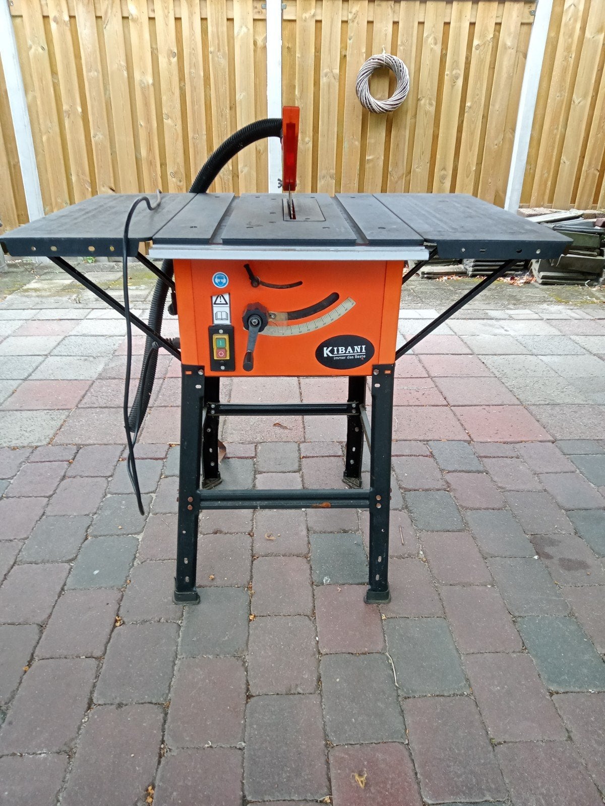 Kibani tafel zaagmachine, Doe-het-zelf en Verbouw, Gereedschap | Zaagmachines, Ophalen, Gebruikt, Cirkelzaag, Kibani