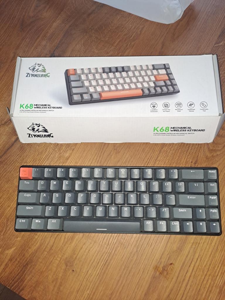 Ziyoulang wireless keyboard, Ophalen of Verzenden, Zo goed als nieuw, Draadloos, Qwerty