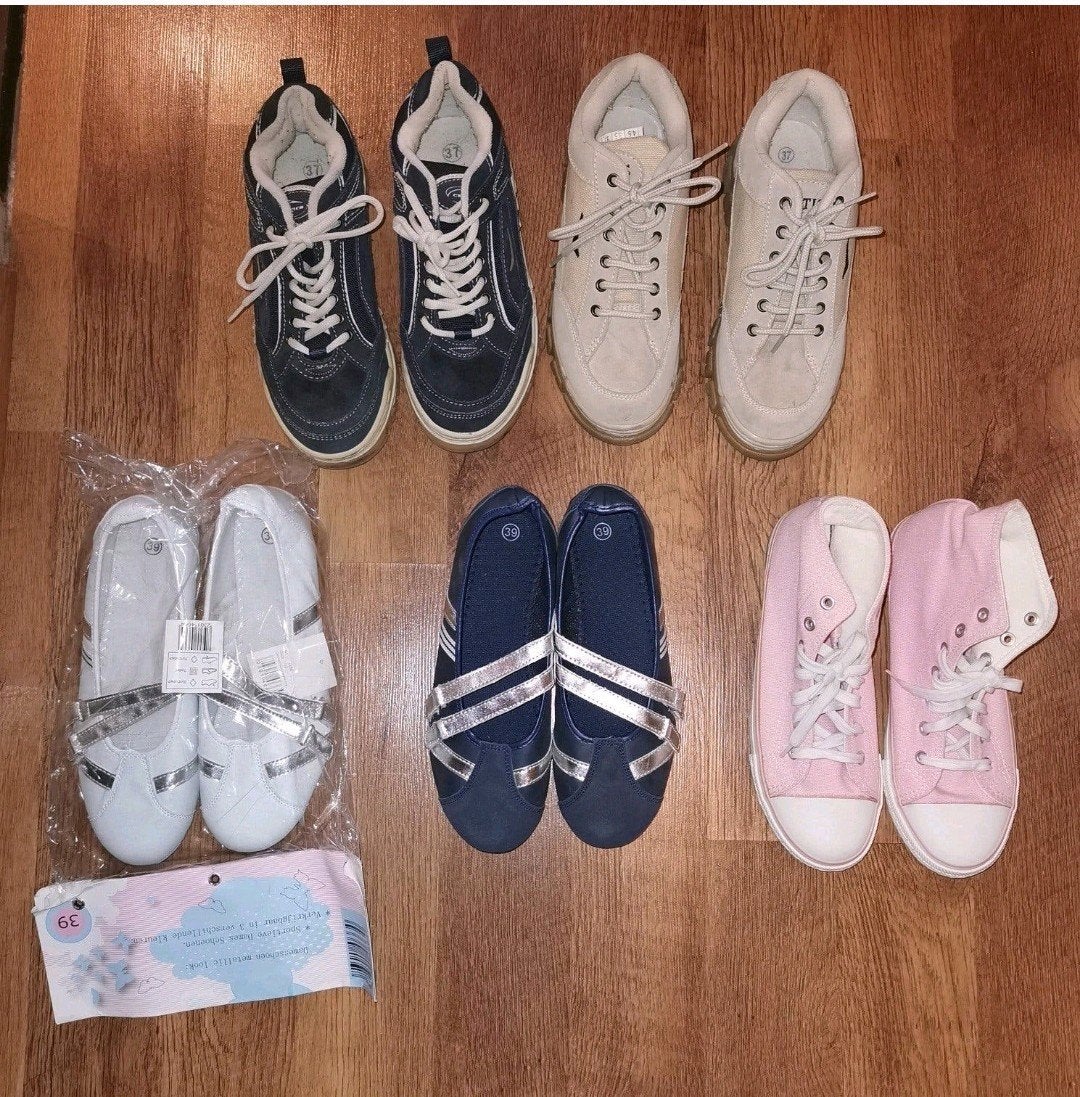 pakket van 5 damesschoenen (37,38,39), alles samen €10, -, Ophalen, Overige typen