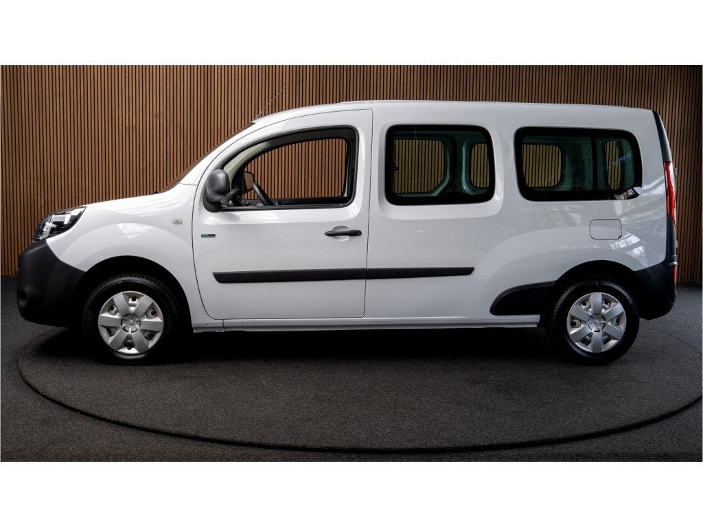 Renault Kangoo Z.E. 33 Maxi Aut. Airco 1x Schuifdeur 1e Eige, Dealer onderhouden, Stof, Gebruikt, Wit
