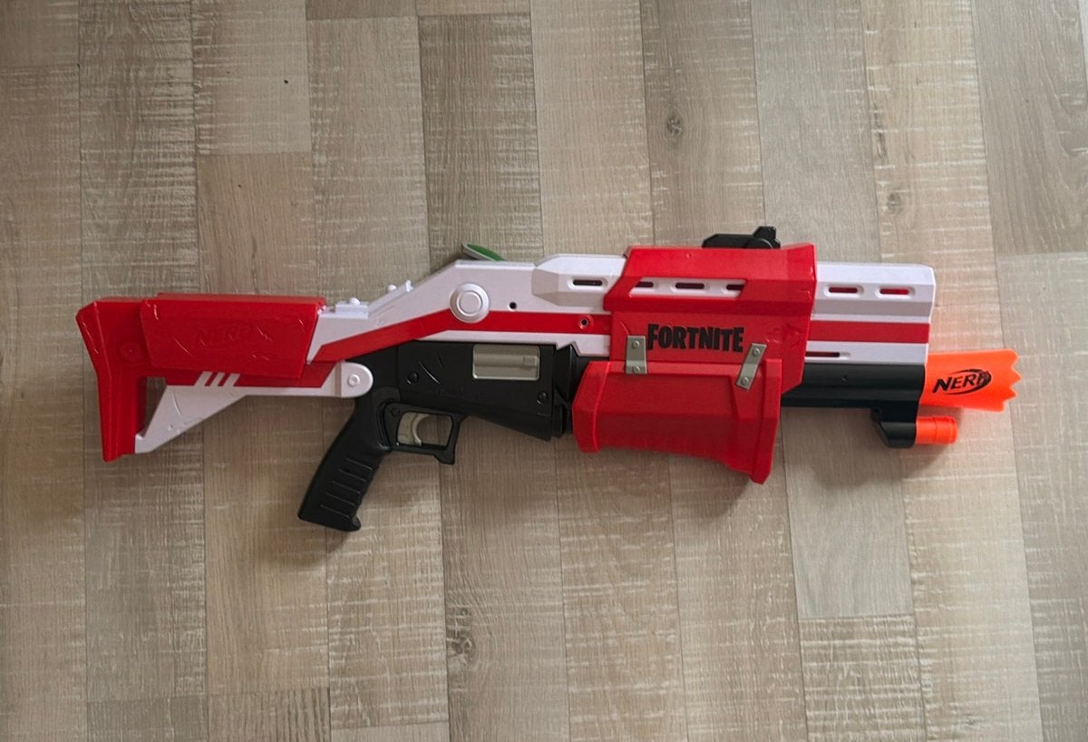 Nerf pistool Fortnite, Ophalen of Verzenden, Zo goed als nieuw