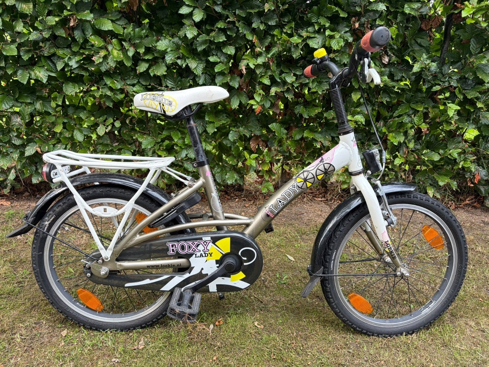 Foxy Lady Kinderfiets 20 inch, Fietsen en Brommers, Terugtraprem, Ophalen of Verzenden, Foxy Lady, 20 inch