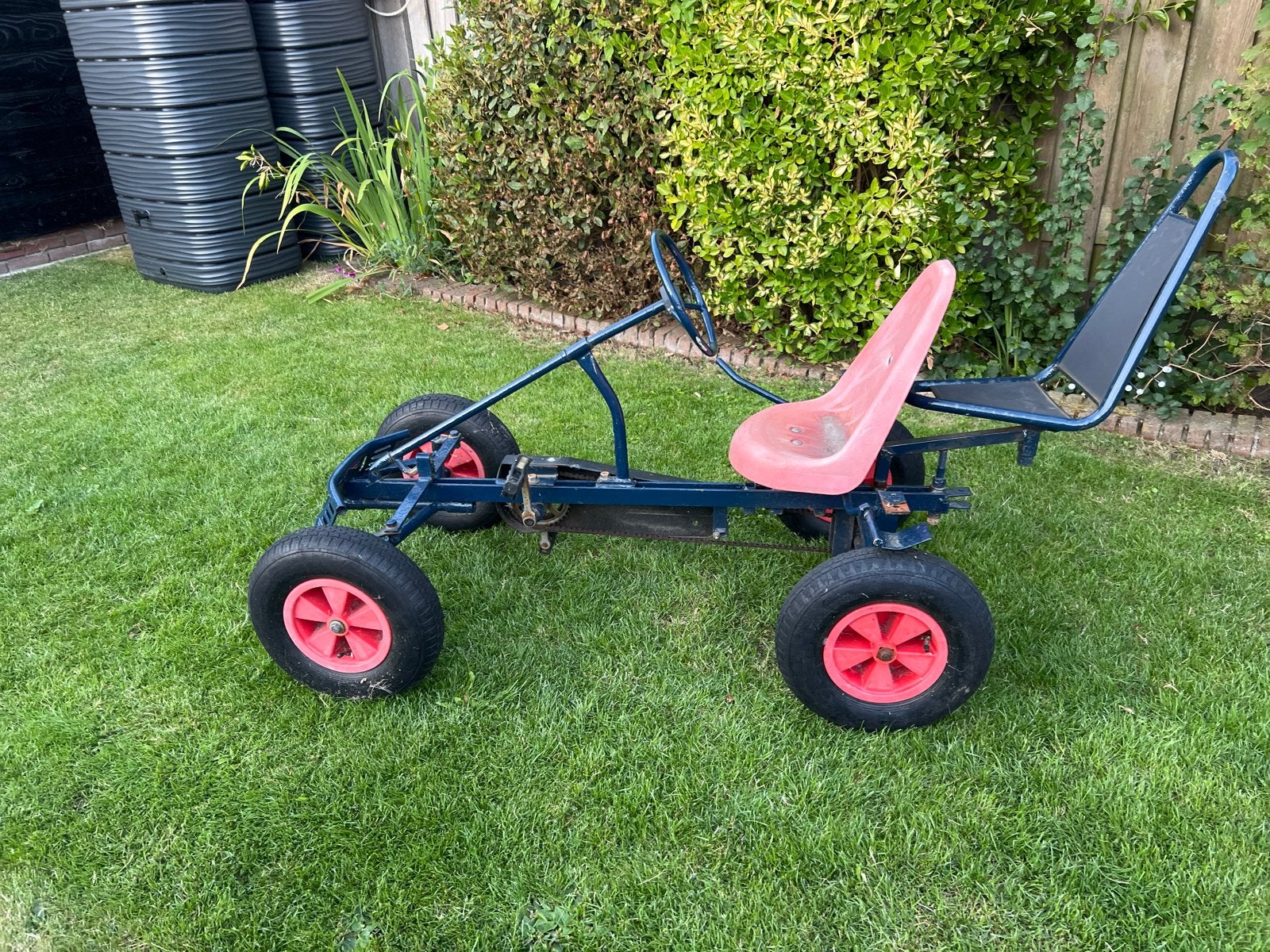 Skeltrap skelter met duozit - Blauw/rood, Ophalen, Gebruikt, Overige merken, Duozit