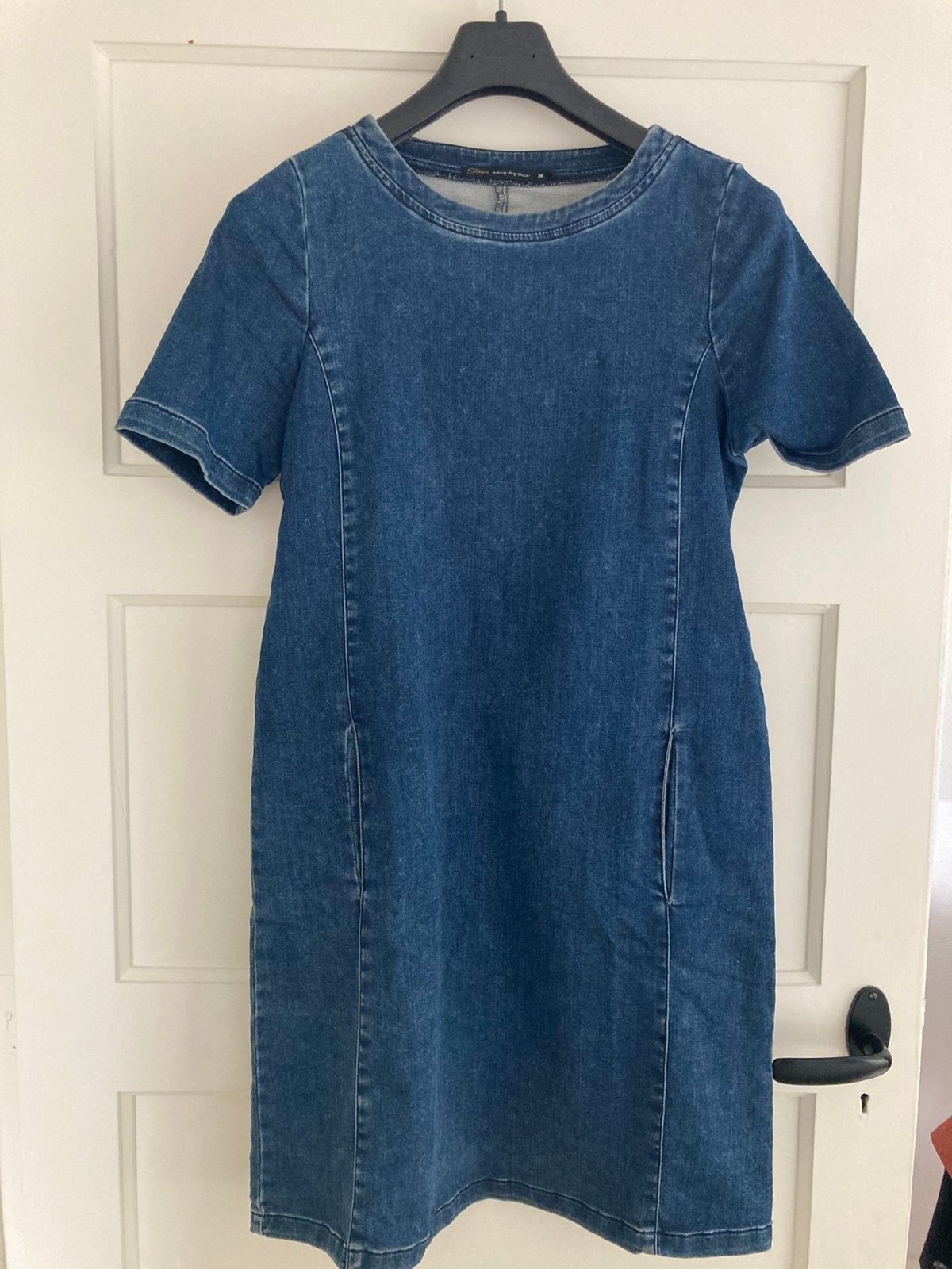 Spijkerjurk, Kleding | Dames, Jurken, Maat 38/40 (M), Blauw, Ophalen of Verzenden, Zo goed als nieuw