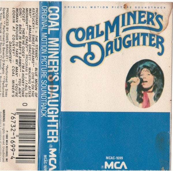 OST Coalminers Daughters muziek cassette vintage soundtrack, Cd's en Dvd's, Cassettebandjes, Gebruikt, Filmmuziek en Soundtracks