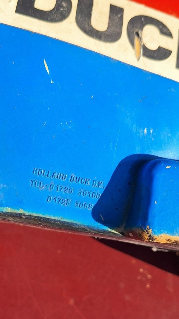 Vintage Holland Duck vrachtwagen, truck mascotte, 80'r jaren, Verzamelen, Gebruikt, ., Overige typen, Ophalen of Verzenden