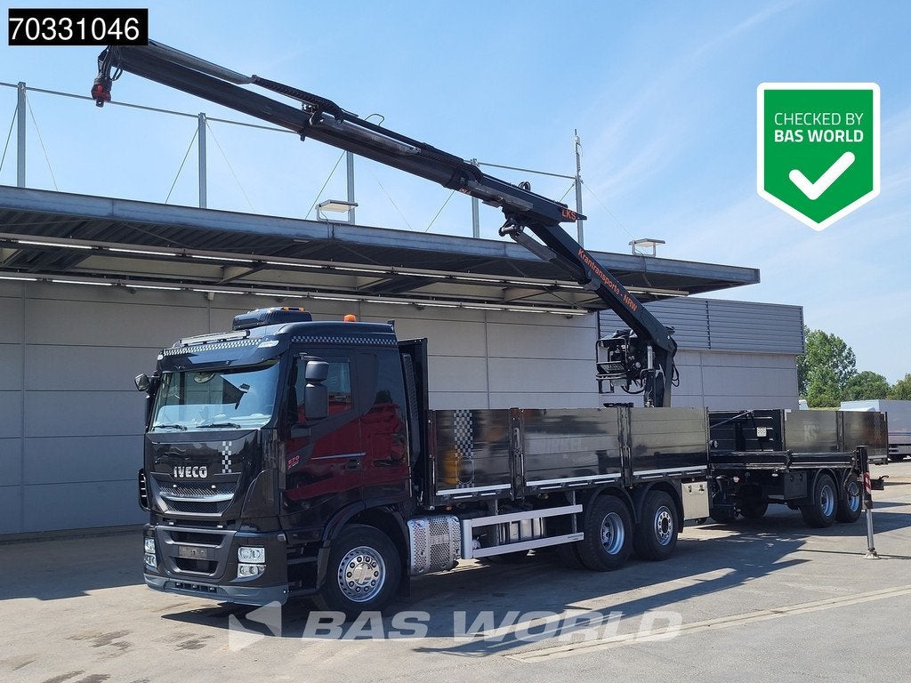 Iveco X-Way X-Way 570 6X2 Full Combi Fassi Crane Euro 6, Automaat, Stof, Euro 6, Iveco