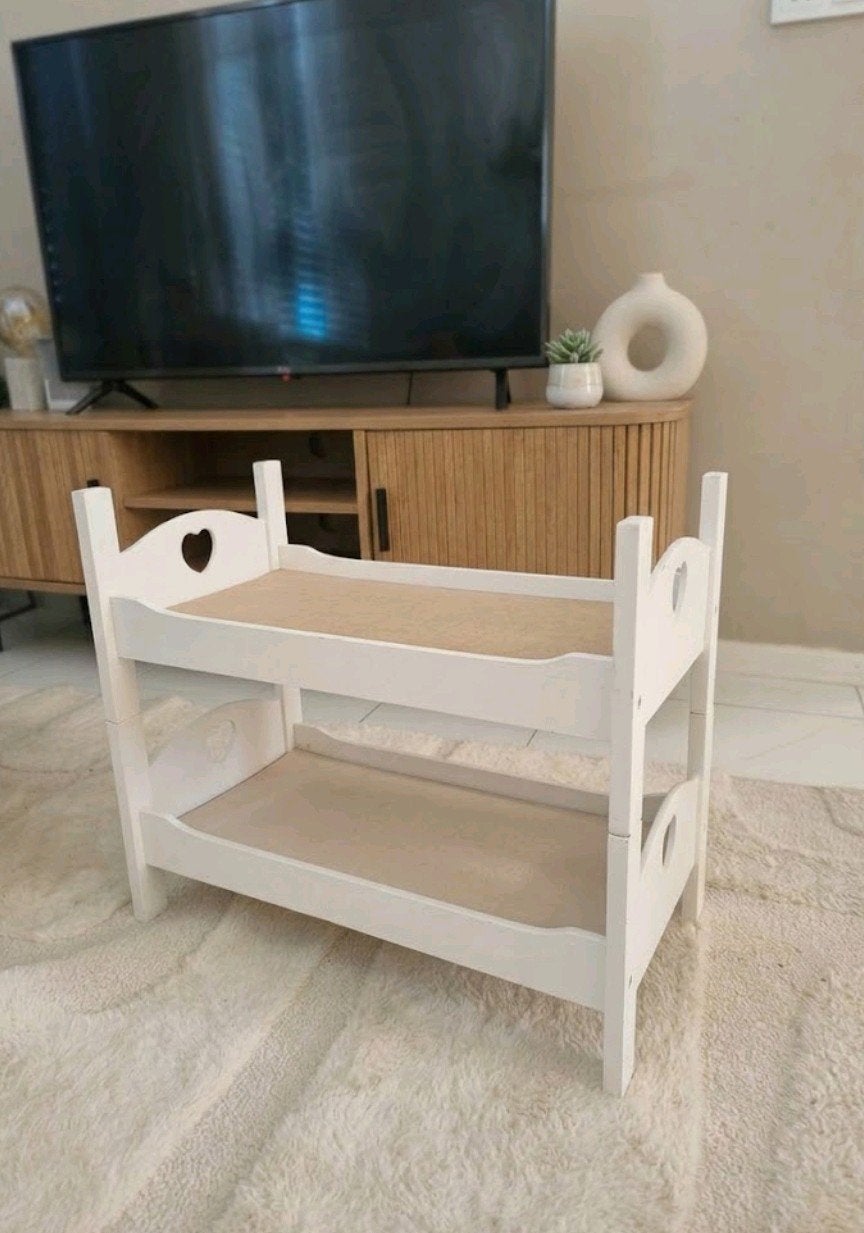 houten stapelbedje, Ophalen of Verzenden, 25 tot 50 cm, Rechthoekig