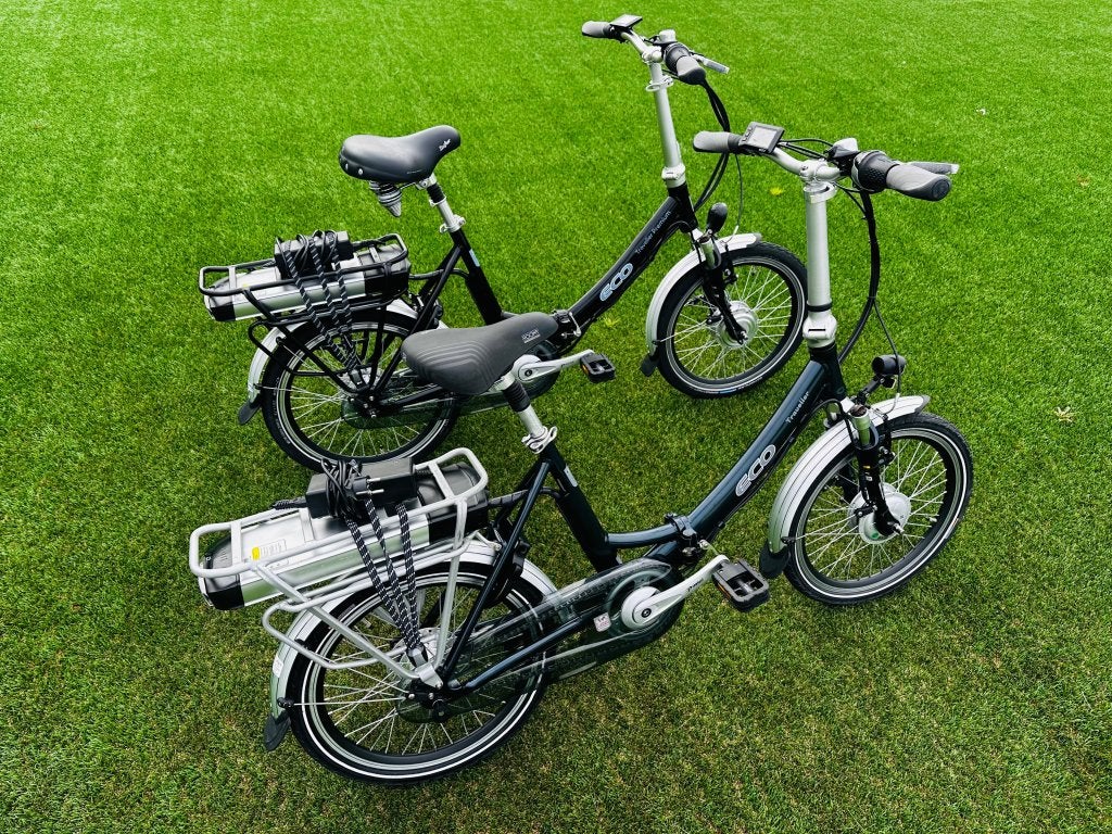 Eco traveller e-bikes elektrische vouwfietsen 2 stuks ✅, Niet ingevuld, Ophalen of Verzenden, Zo goed als nieuw, Minder dan 47 cm