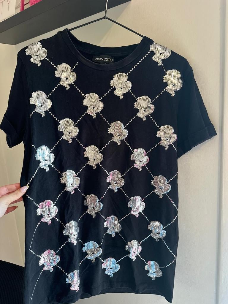 Reinders oversized t-shirt met pailletten, Reinders, Zwart, Ophalen of Verzenden, Zo goed als nieuw