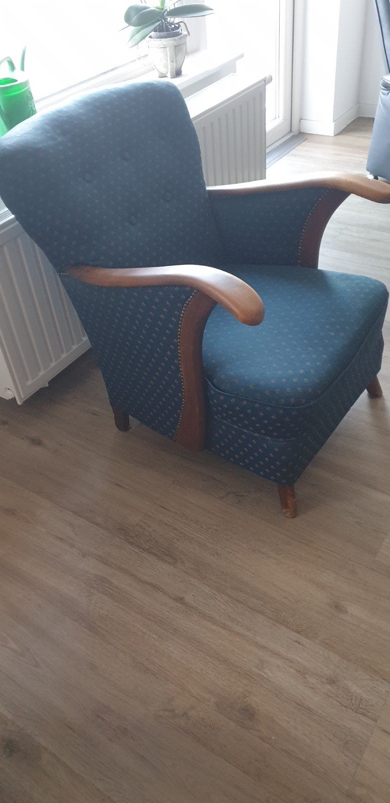 Tekoop  1x fauteuil stoelen, Ophalen, Minder dan 75 cm, 50 tot 75 cm