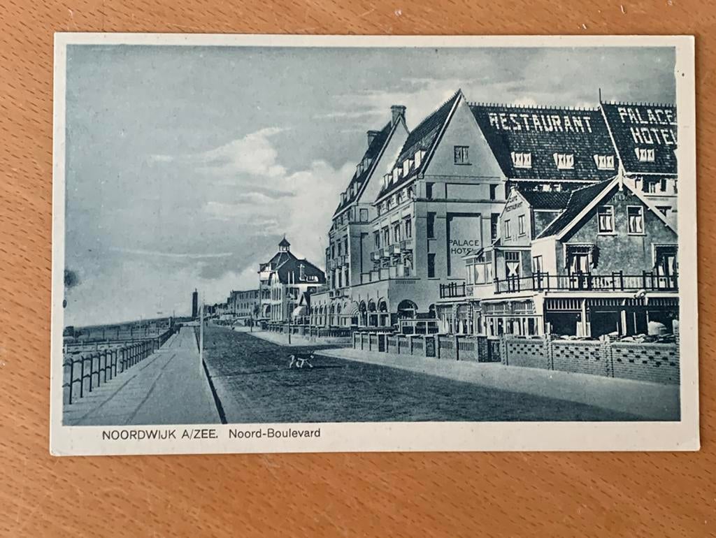 Ansichtkaart noordwijk aan zee Noord boulevard, Ophalen of Verzenden