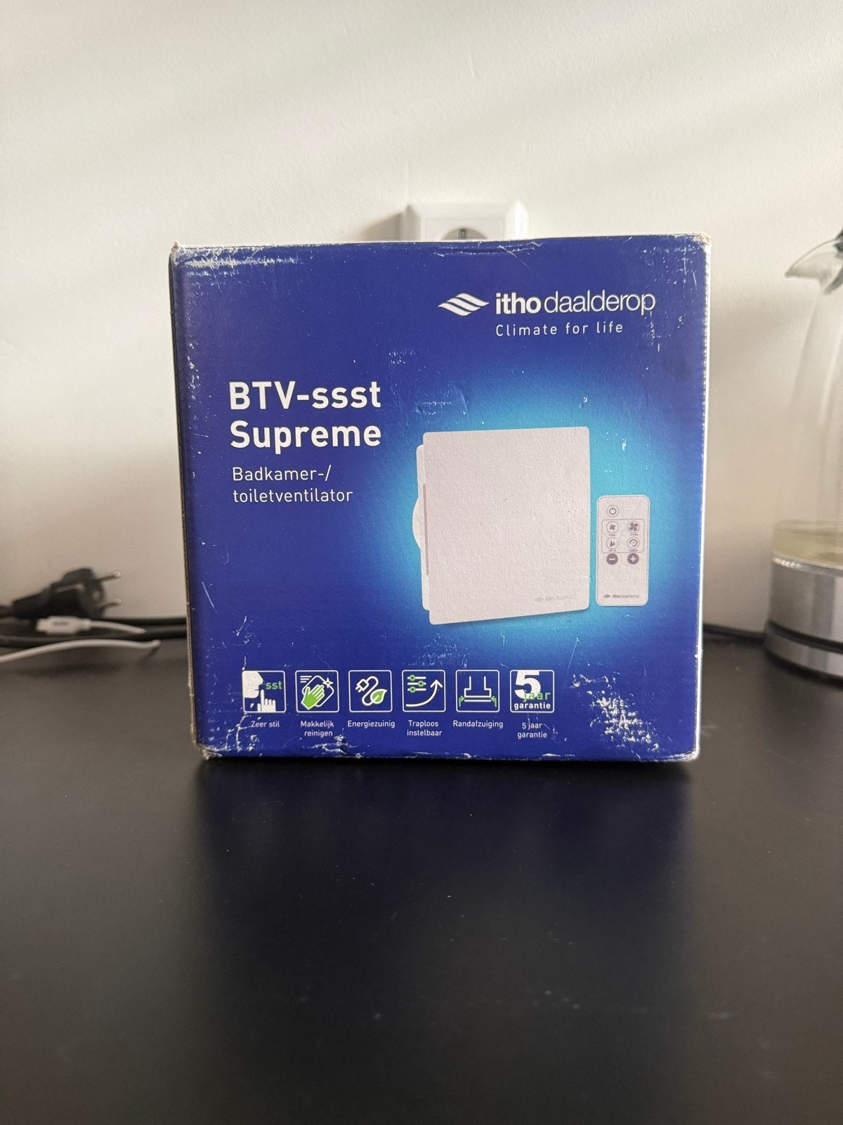 Itho BTV-ssst Supreme Badkamer-/toiletventilator Nieuw, Ophalen of Verzenden, Nieuw, Ventilator en Afzuiger