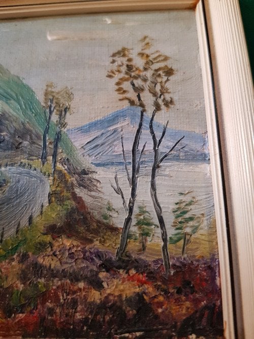mini schilderij ,in vintage lijst, Ophalen of Verzenden, 'T Olde Gre-j, Info@toldegrej.nl, Endepoelstraat 20f Didam