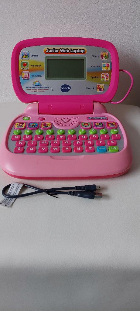 Vtech laptop roze, Ophalen, Gebruikt