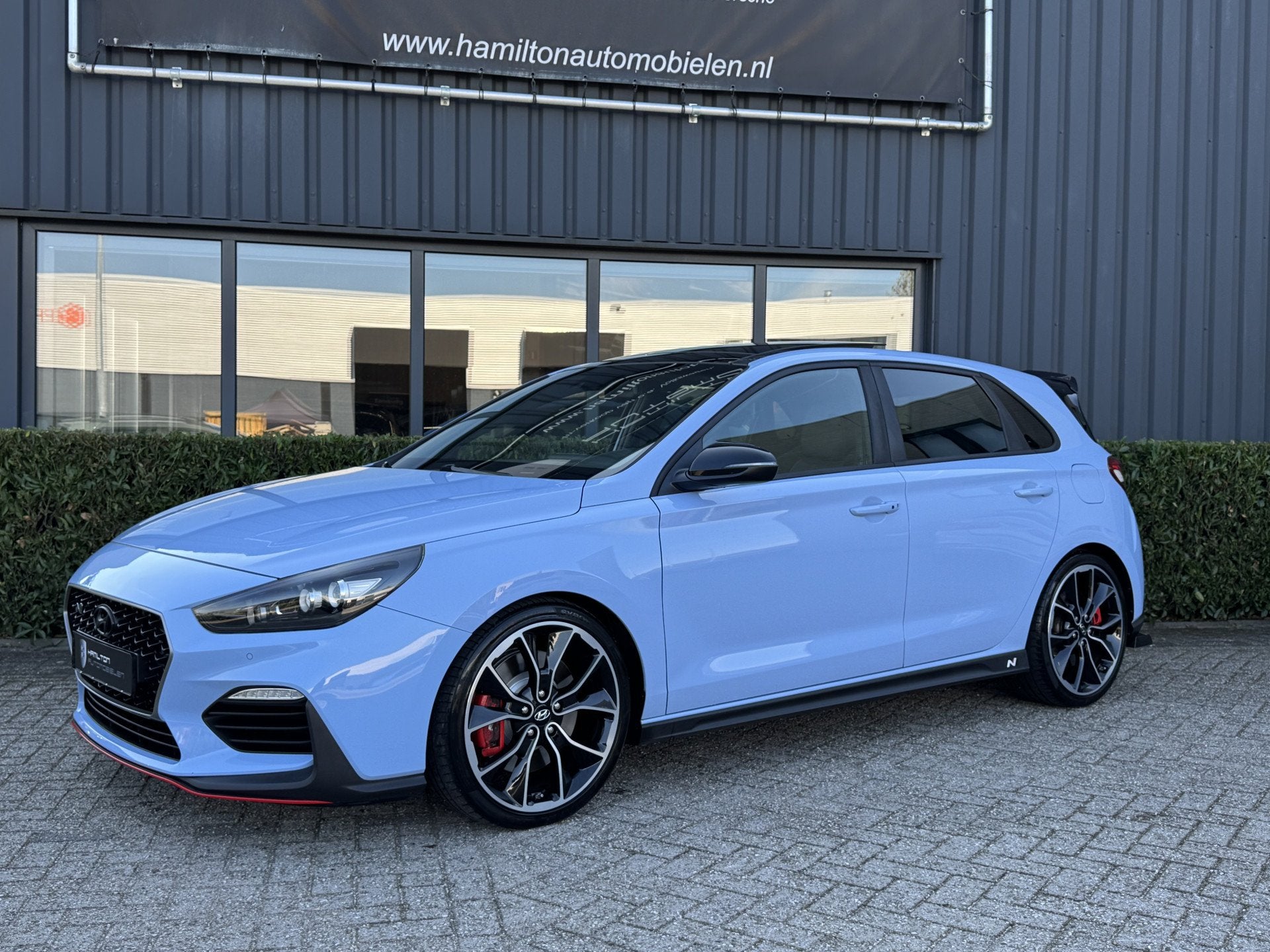 Hyundai i30 N 2 Performance 2.0 T-GDI 275pk Vol opties zeer, Auto's, Gebruikt, 4 cilinders, Blauw, Bedrijf