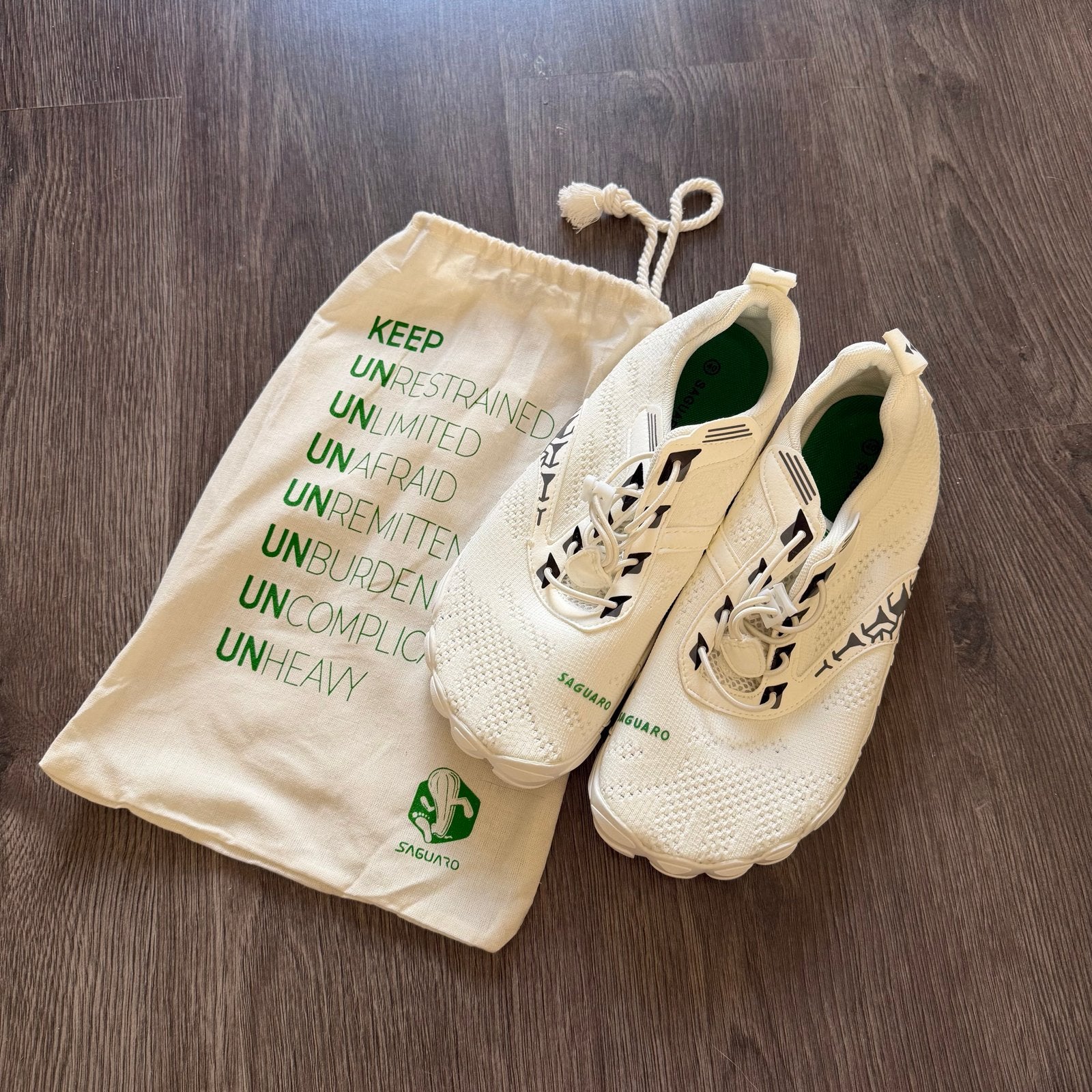 Nieuwe Saguaro Barefoot Schoenen - Wit - Maat 40, Verzenden, Wit, Nieuw, Sneakers of Gympen