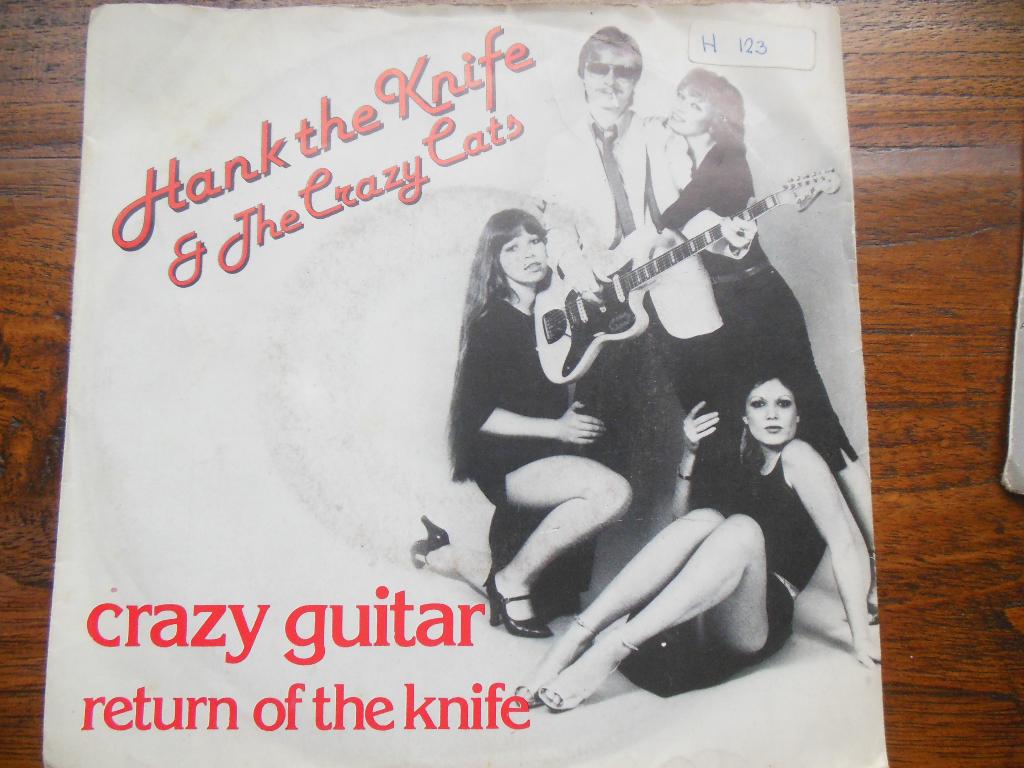 single hank the knife crazy guitar 45rpm jukebox vinyl 7inch, Gebruikt, 7 inch, Single, Ophalen of Verzenden