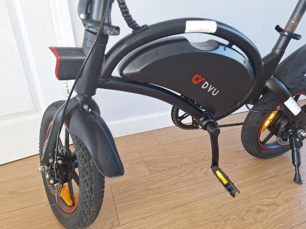 DYU D3+ Elektrische Vouwfiets - Zo goed als nieuw, Fietsen en Brommers, Fietsen | Vouwfietsen, Ophalen of Verzenden, Zo goed als nieuw