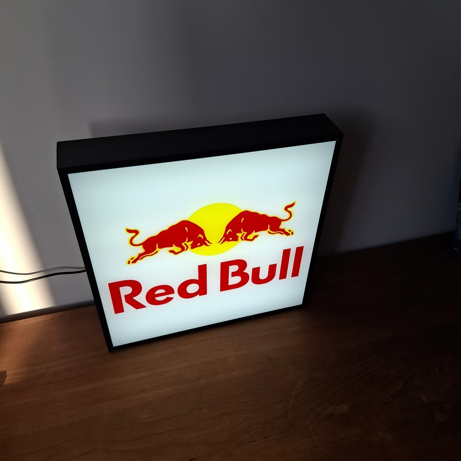 Red Bull lichtbak, Verzenden, Zo goed als nieuw, Lichtbak of (neon) lamp