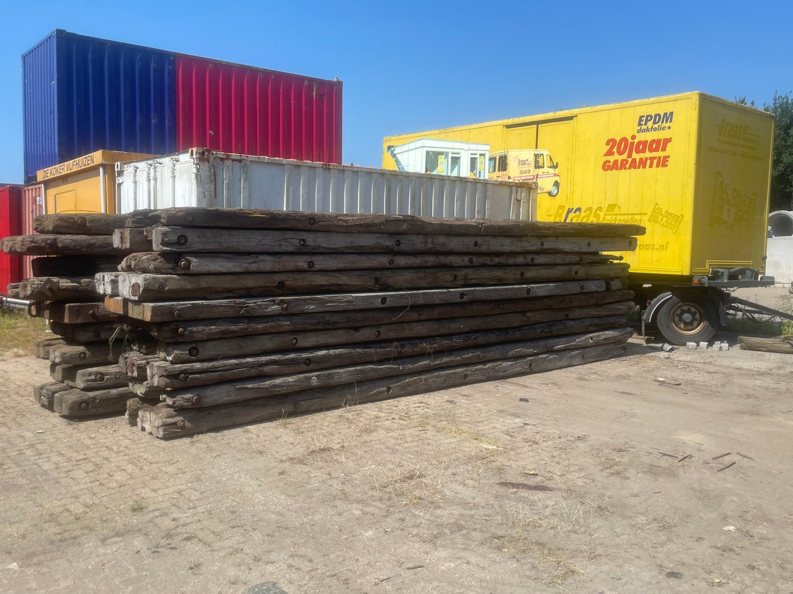 Draglineschot draglineschotten, Doe-het-zelf en Verbouw, Ophalen, Zo goed als nieuw