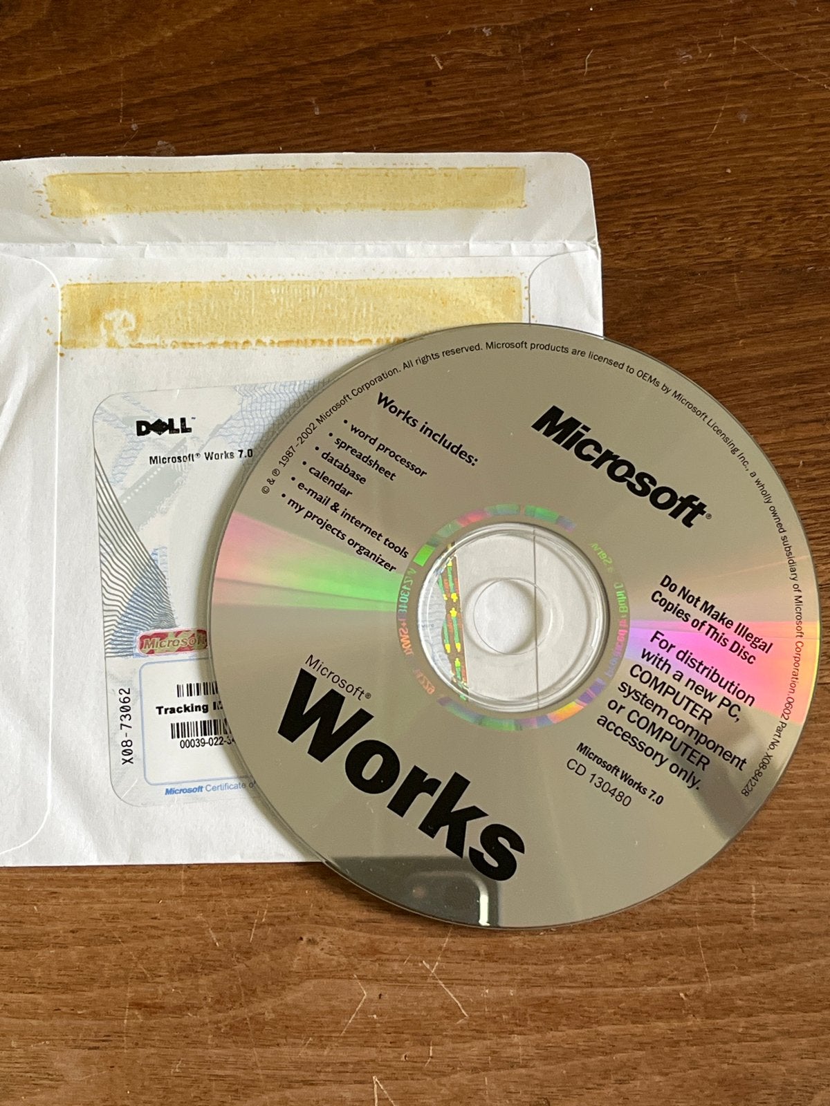 Microsoft Works 7.0 CD-ROM voor PC, Ophalen of Verzenden, Gebruikt, Windows
