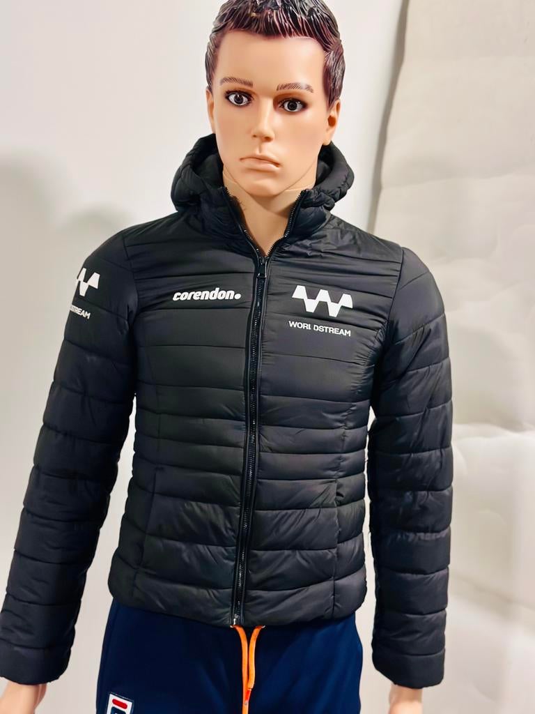 Sportjas jas donsjas skijas winterjas maat 38 (M) Corendon, Ophalen of Verzenden, Zo goed als nieuw, Maat 48/50 (M), Zwart