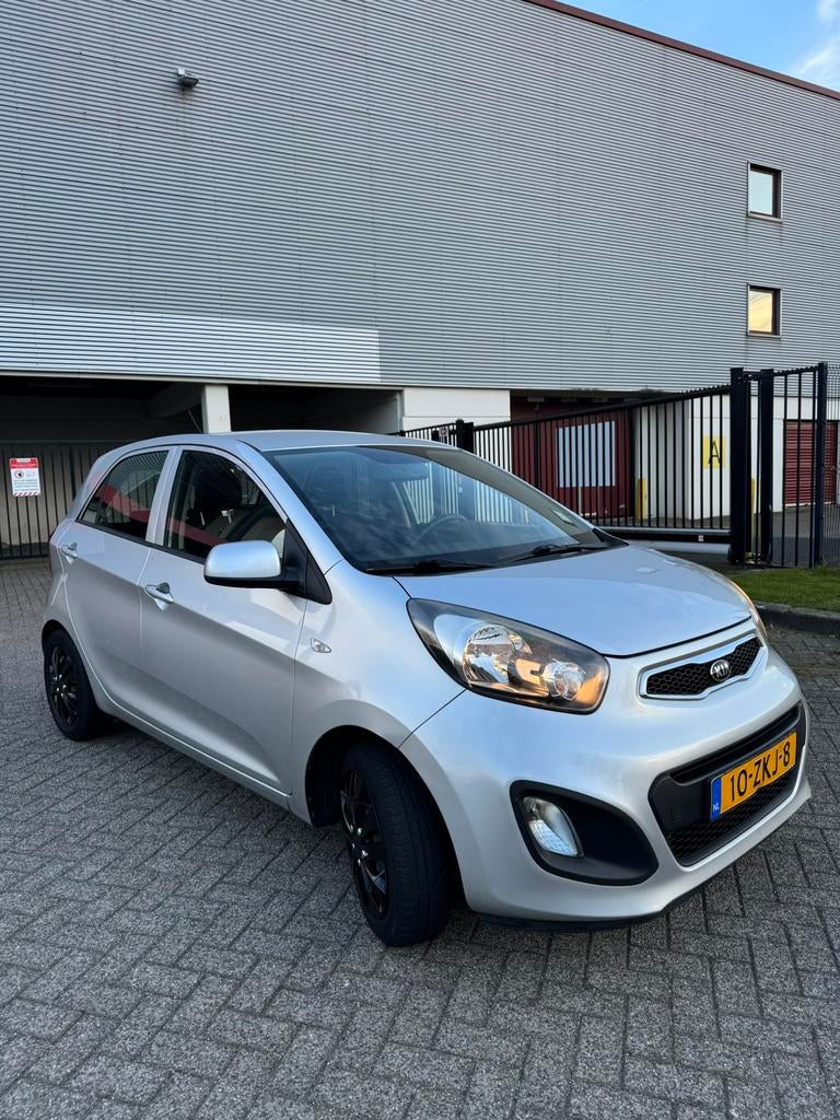 Kia picanto 1.0|Airco🧊|Verwarming|Nette OH|5DRS|NL auto|AUX, Voorwielaandrijving, Stof, Zwart, Origineel Nederlands