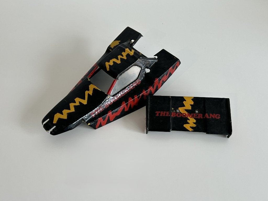 Tamiya The Boomerang body 1/10 rc auto, Hobby en Vrije tijd, Ophalen of Verzenden, Gebruikt, Onderdeel