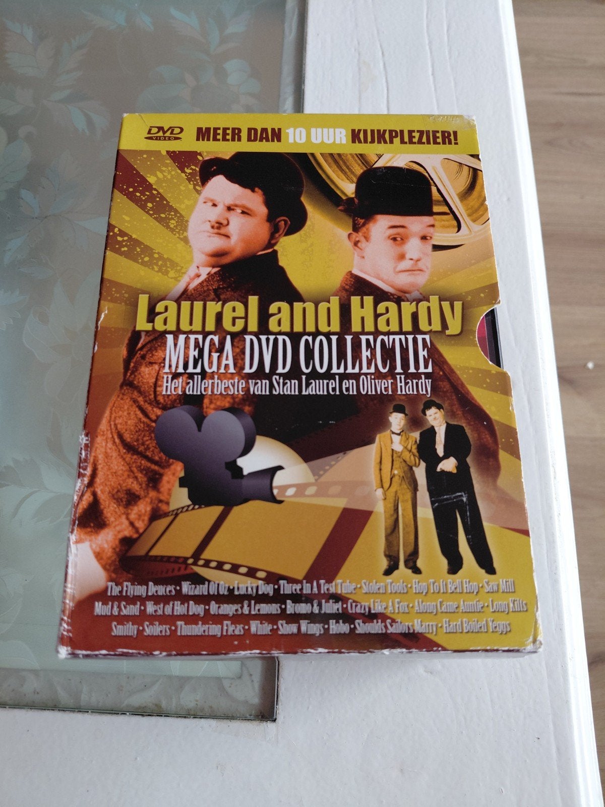 Laurel and Hardy - Mega Dvd Collectie dvd box., Cd's en Dvd's, Alle leeftijden, Ophalen of Verzenden, Zo goed als nieuw, Speciale editie