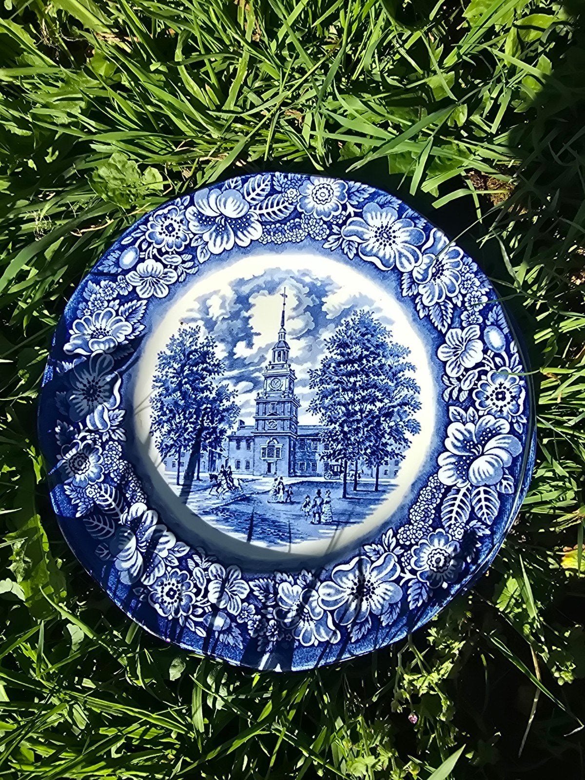 Borden libery blue,25 cm doorsnede, Ophalen of Verzenden