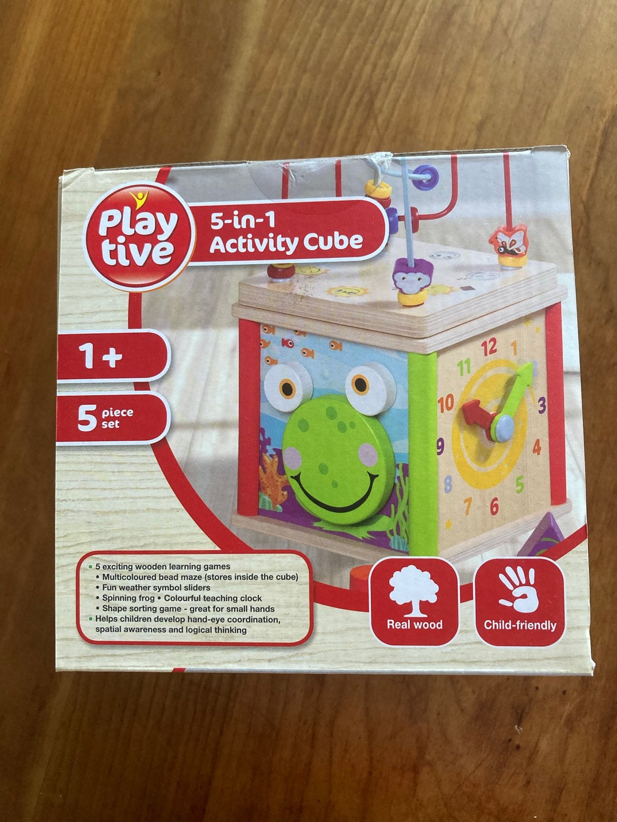 Playtive 5-in-1 Activity Cube - Houten Speelkubus, Ophalen, Zo goed als nieuw, Overige typen