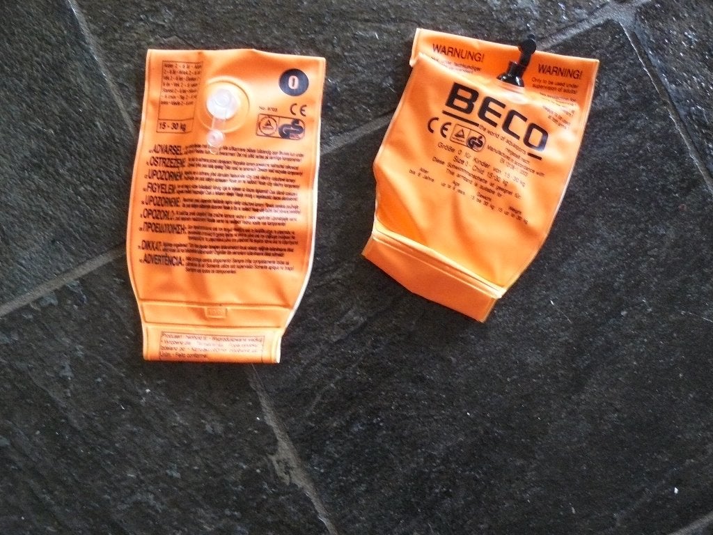 Zwemvlinders BECO, Zo goed als nieuw, Rug, Draagzak, Ophalen