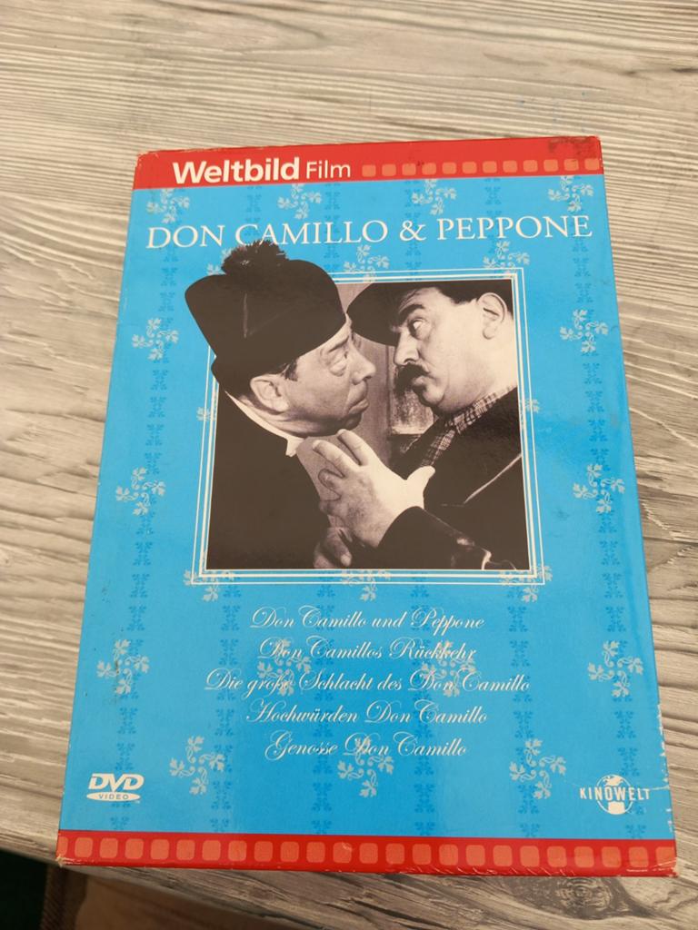 5 dvd box Don Camillo & Peppone niet ondertiteld, Vanaf 12 jaar, Ophalen of Verzenden, Gebruikt, Overige typen
