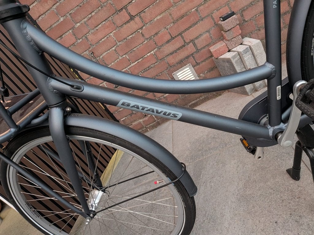 Dames fiets, Ophalen, Terugtraprem, Versnellingen, Batavus