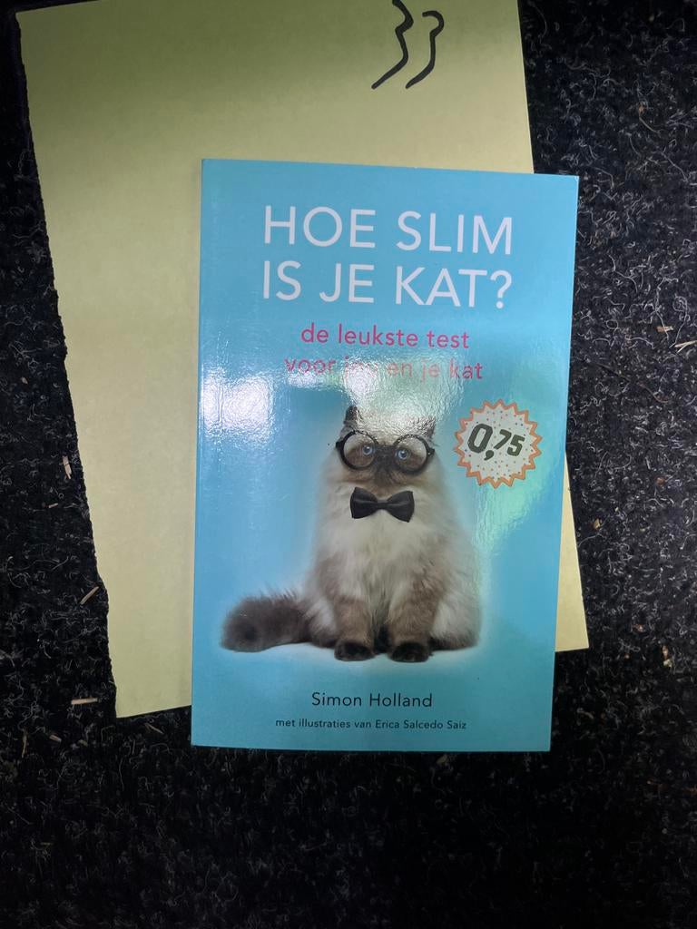 Hoe Slim Is Je Kat? - De Leukste Test Voor Jou En Je Kat, Ophalen of Verzenden, Zo goed als nieuw, Katten
