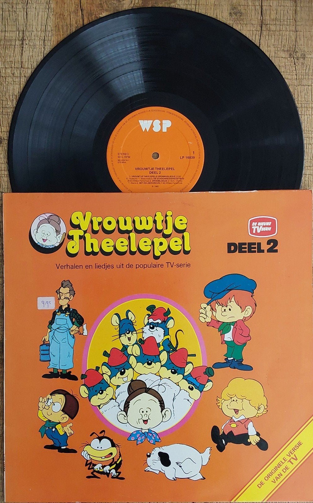 Vrouwtje Theelepel Deel 2 LP - Verhalen en liedjes, Cd's en Dvd's, Ophalen, Zo goed als nieuw, 12 inch, LP