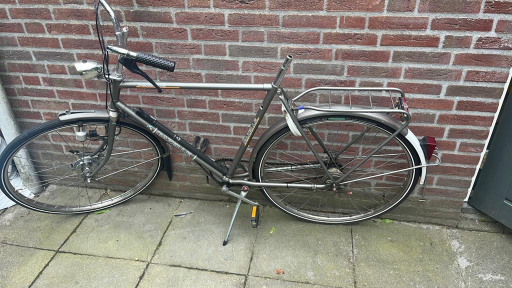 Gazelle heren fiets voor onderdelen of opknapper, Gebruikt, Versnellingen, Ophalen, Overige merken