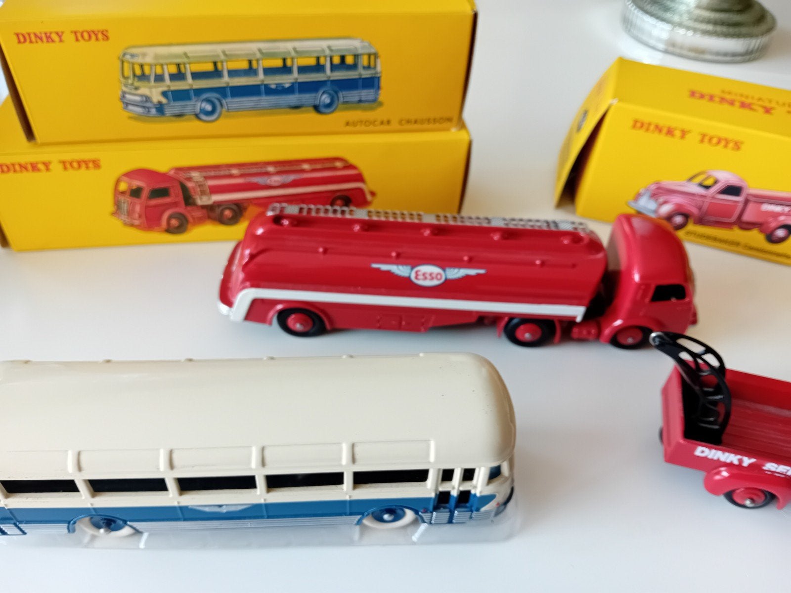 3 Dinky Toys met doosjes, nieuwstaat, Ophalen of Verzenden, Zo goed als nieuw
