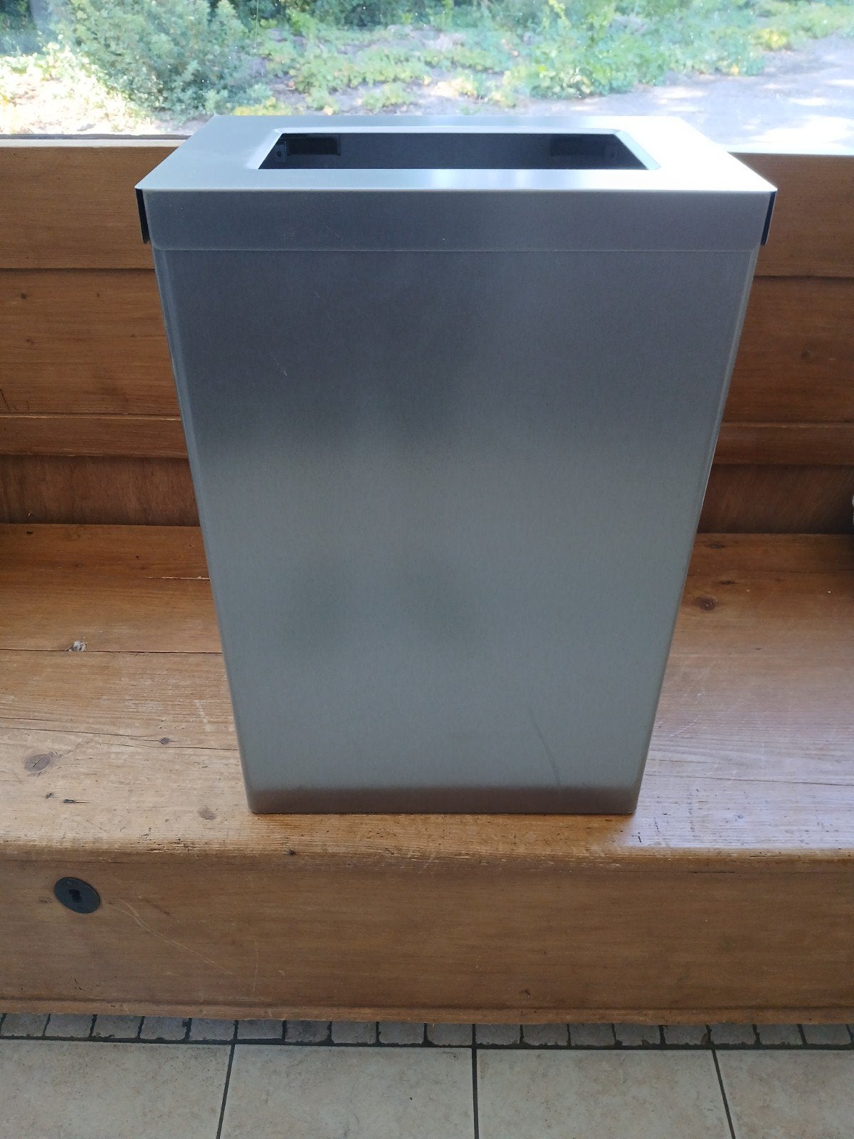 RVS prullenbak 50 liter, 40 liter of meer, Ophalen, Nieuw, Rvs
