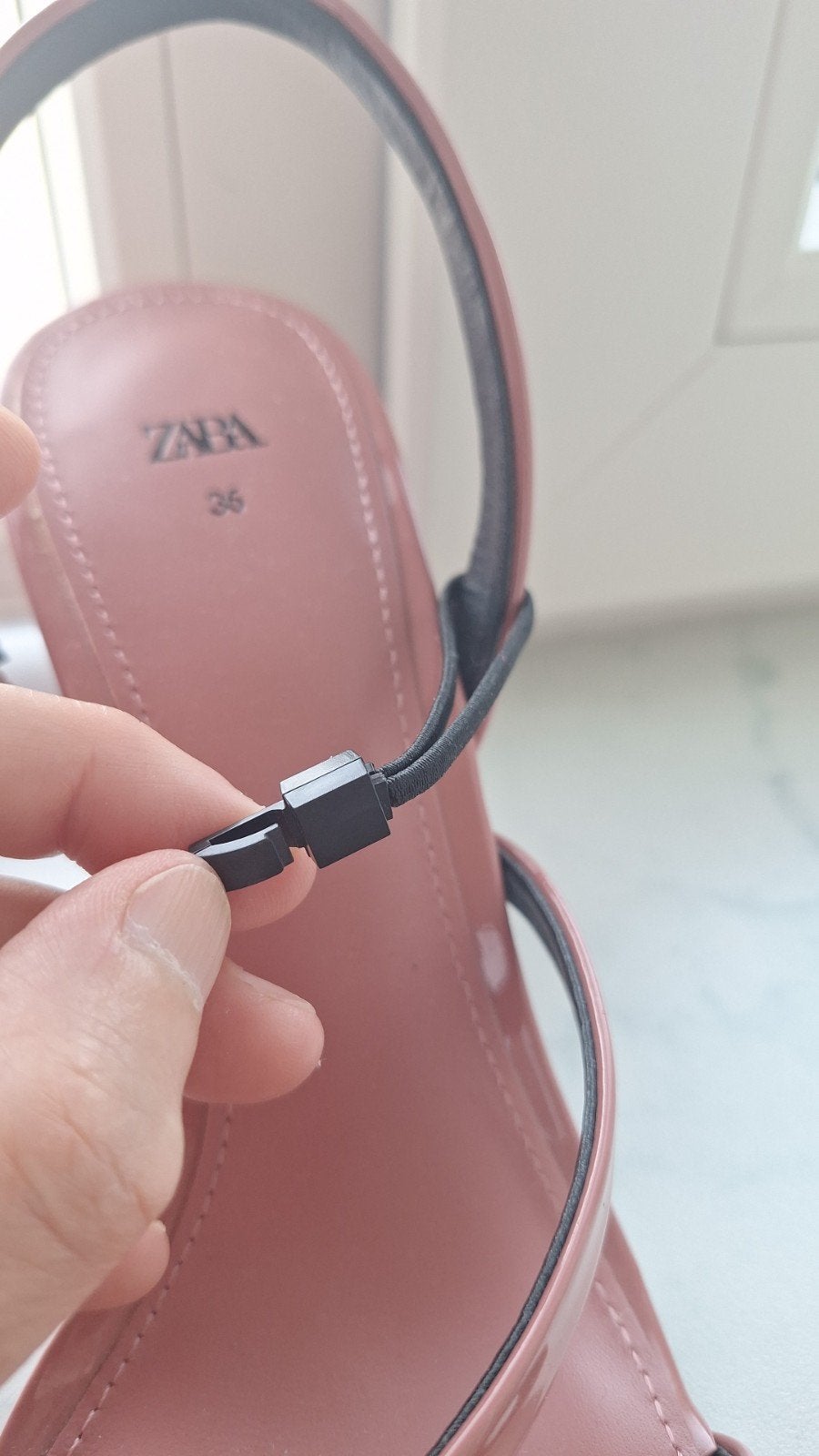 Zara Sandalen met Hak - Maat 36, Zara, Nieuw, Roze, Sandalen of Muiltjes