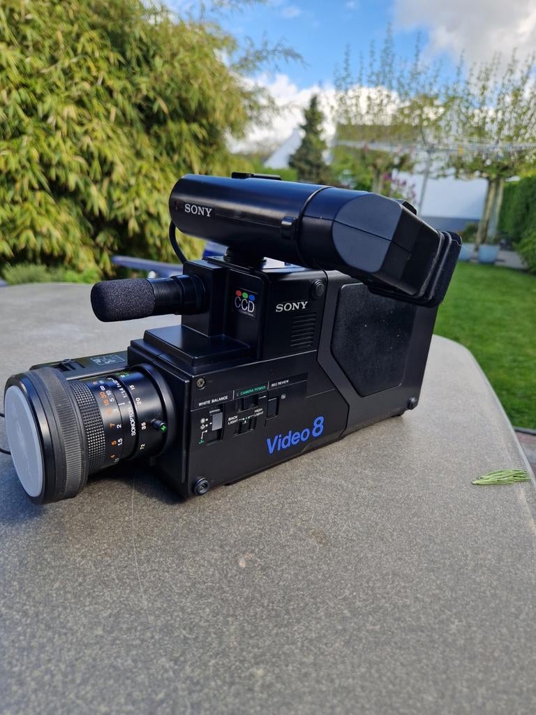 Vintage Sony Video 8 CCD-V8AF videocamera, Ophalen, 8mm, Camera